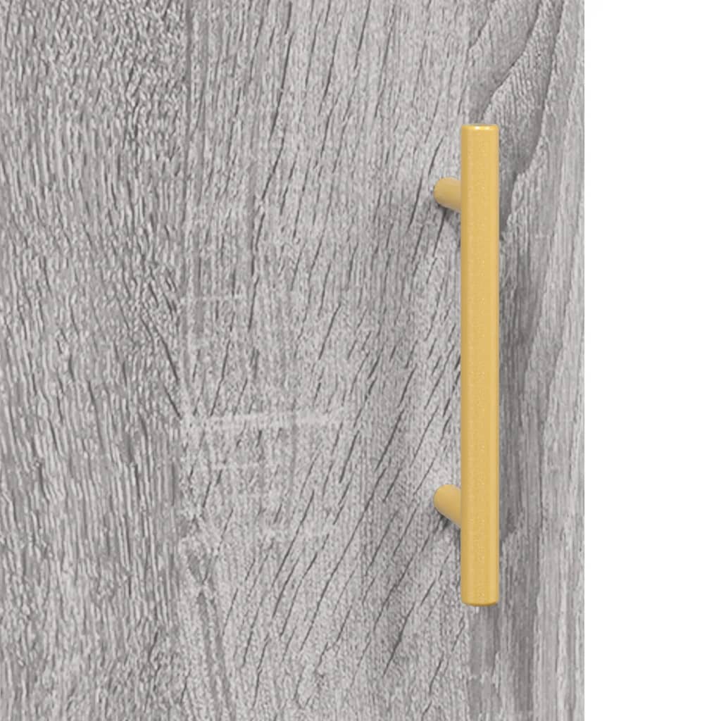 vidaXL Ντουλάπι Τοίχου Γκρι Sonoma 60x31x60 εκ. από Επεξεργασμένο Ξύλο