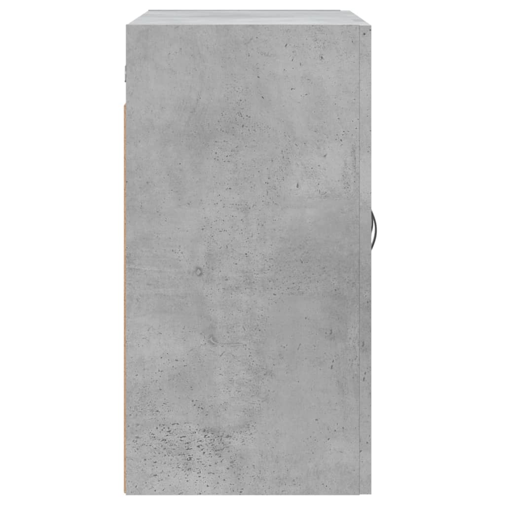 vidaXL Ντουλάπι Τοίχου Γκρι Σκυροδέματος 60x31x60 εκ. Επεξεργ. Ξύλο
