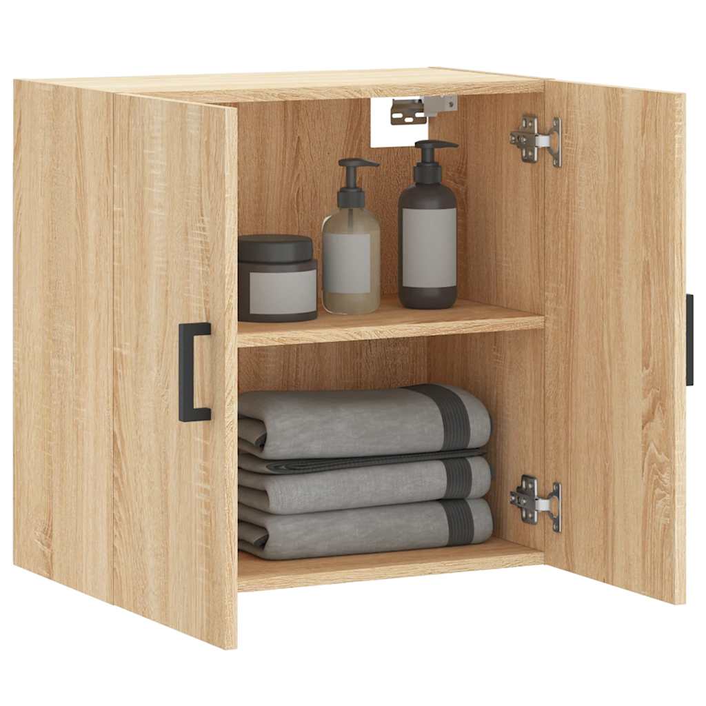 vidaXL Ντουλάπι Τοίχου Sonoma Δρυς 60x31x60 εκ. Επεξεργασμένο Ξύλο