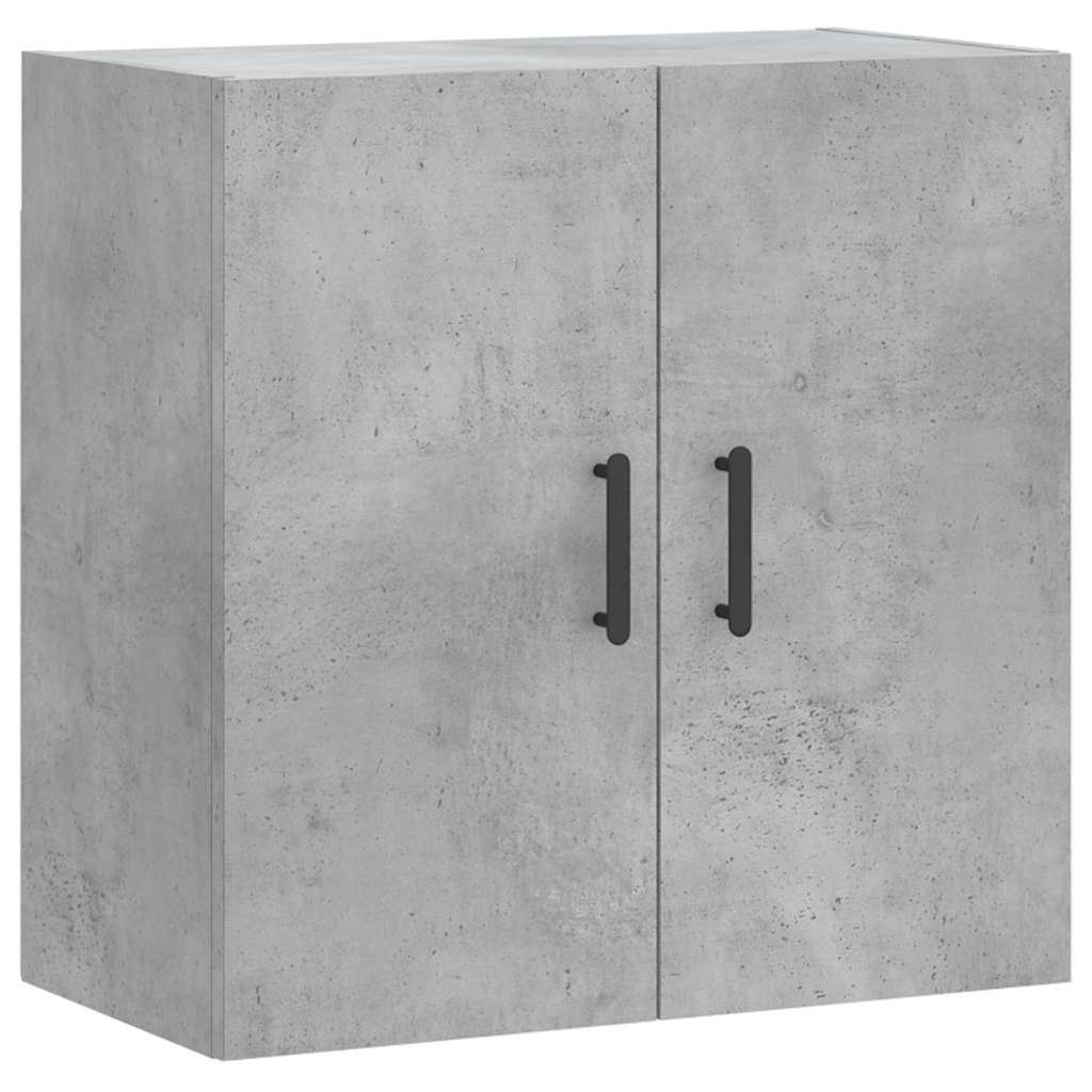 vidaXL Ντουλάπι Τοίχου Γκρι Σκυροδέματος 60x31x60 εκ. Επεξεργ. Ξύλο