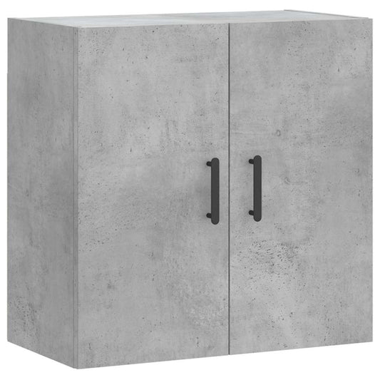 vidaXL Ντουλάπι Τοίχου Γκρι Σκυροδέματος 60x31x60 εκ. Επεξεργ. Ξύλο