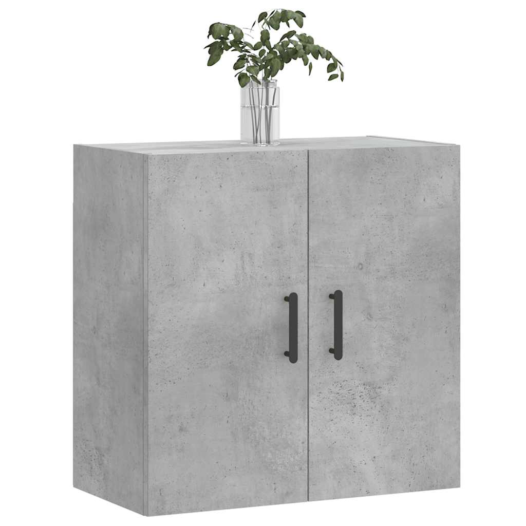 vidaXL Ντουλάπι Τοίχου Γκρι Σκυροδέματος 60x31x60 εκ. Επεξεργ. Ξύλο