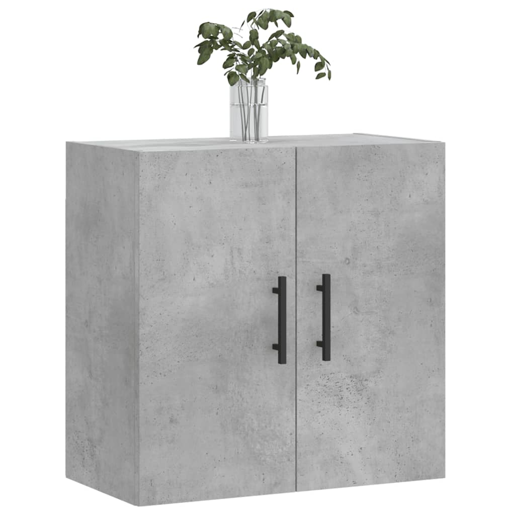 vidaXL Ντουλάπι Τοίχου Γκρι Σκυροδέματος 60x31x60 εκ. Επεξεργ. Ξύλο