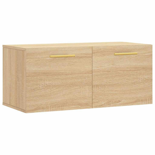 vidaXL Ντουλάπι Τοίχου Sonoma Δρυς 80x36,5x35 εκ. Επεξεργασμένο Ξύλο