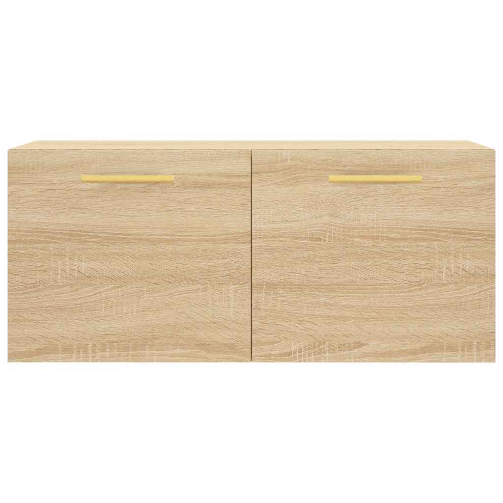 vidaXL Ντουλάπι Τοίχου Sonoma Δρυς 80x36,5x35 εκ. Επεξεργασμένο Ξύλο