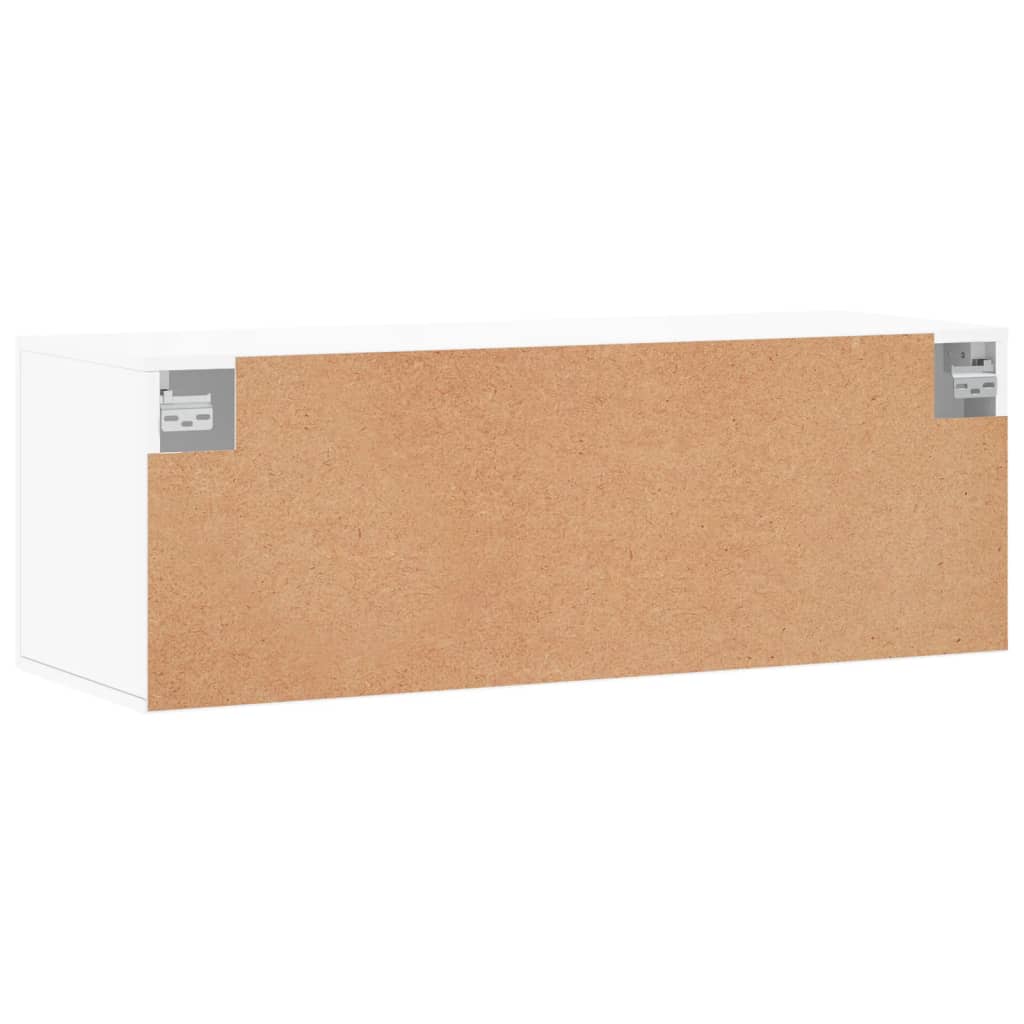 vidaXL Ντουλάπι Τοίχου Λευκό 100x36,5x35 εκ. από Επεξεργασμένο Ξύλο