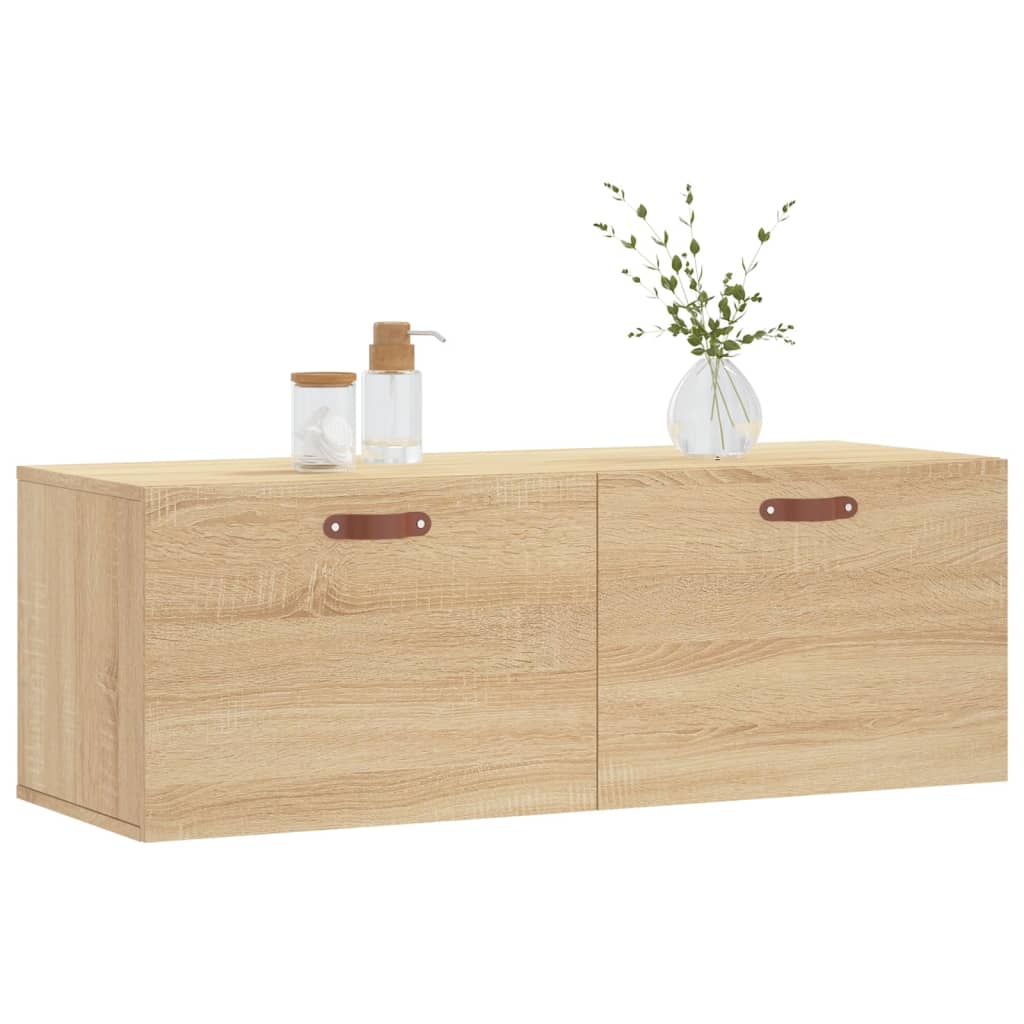 vidaXL Ντουλάπι Τοίχου Sonoma Δρυς 100 x 36,5 x 35 εκ. Επεξεργ. Ξύλο