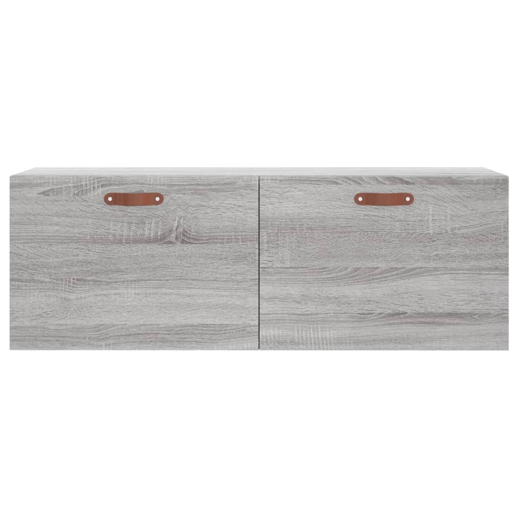 vidaXL Ντουλάπι Τοίχου Γκρι Sonoma 100x36,5x35 εκ. Επεξεργασμένο Ξύλο