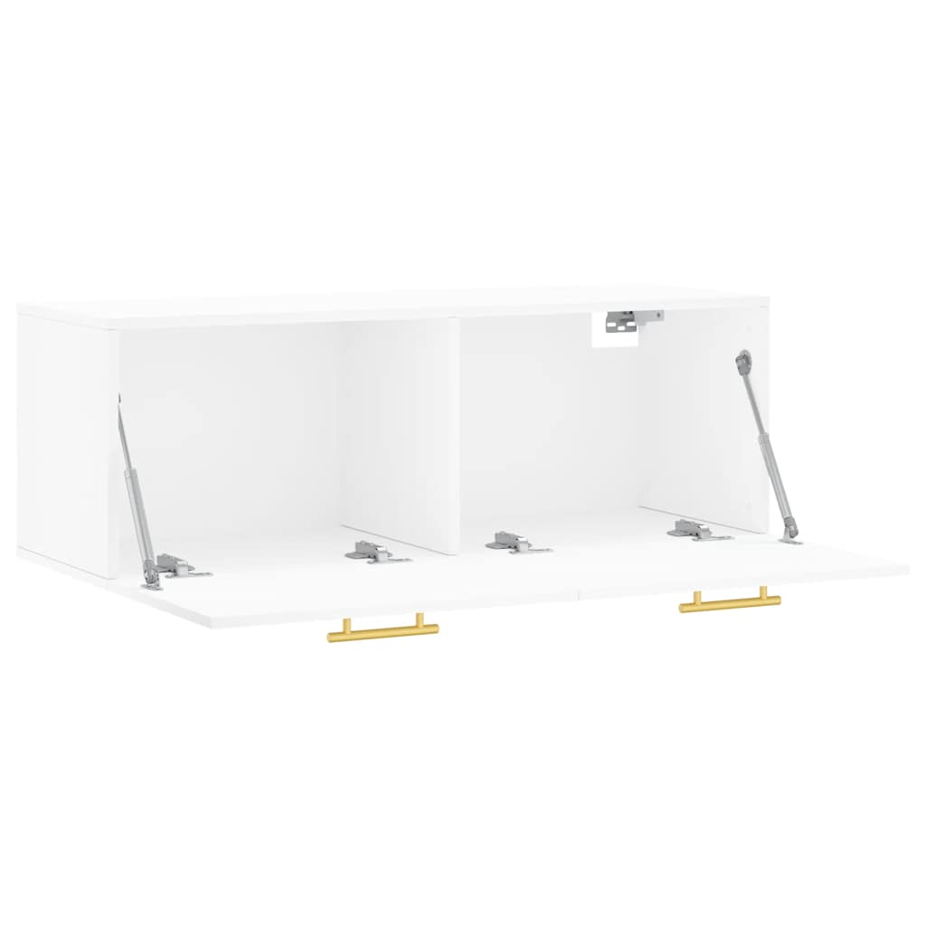 vidaXL Ντουλάπι Τοίχου Λευκό 100x36,5x35 εκ. από Επεξεργασμένο Ξύλο