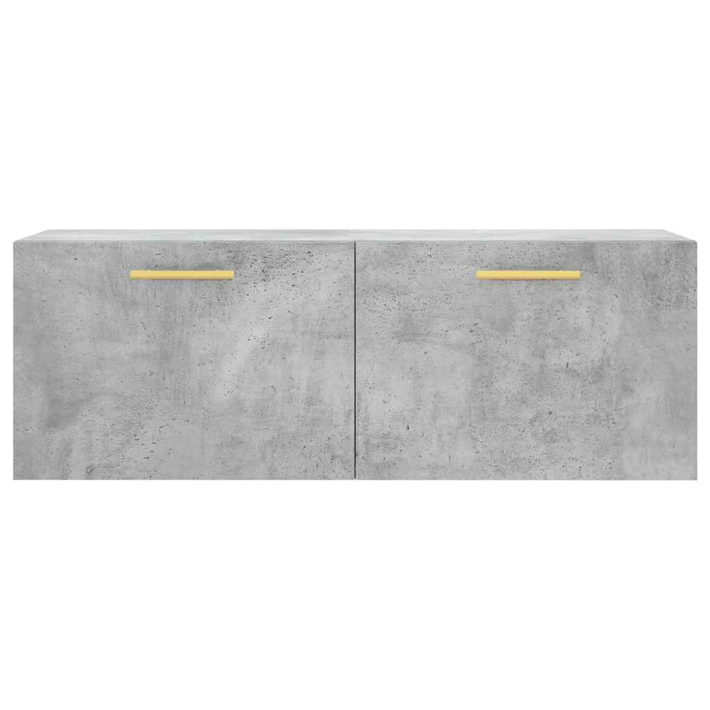 vidaXL Ντουλάπι Τοίχου Γκρι Σκυρ. 100x36,5x35 εκ. Επεξεργασμένο Ξύλο