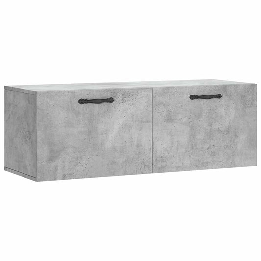 vidaXL Ντουλάπι Τοίχου Γκρι Σκυρ. 100x36,5x35 εκ. Επεξεργασμένο Ξύλο
