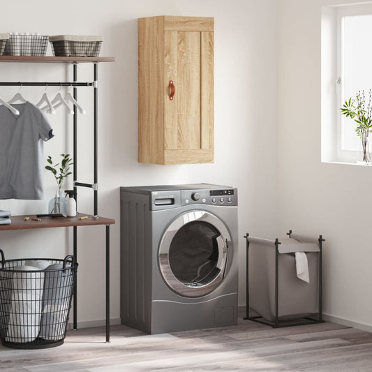 vidaXL Ντουλάπι Τοίχου Sonoma Δρυς 34,5 x 34 x 90 εκ. Επεξεργ. Ξύλο