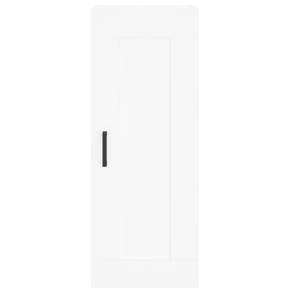 vidaXL Ντουλάπι Τοίχου Λευκό 34,5 x 34 x 90 εκ. από Επεξεργασμένο Ξύλο