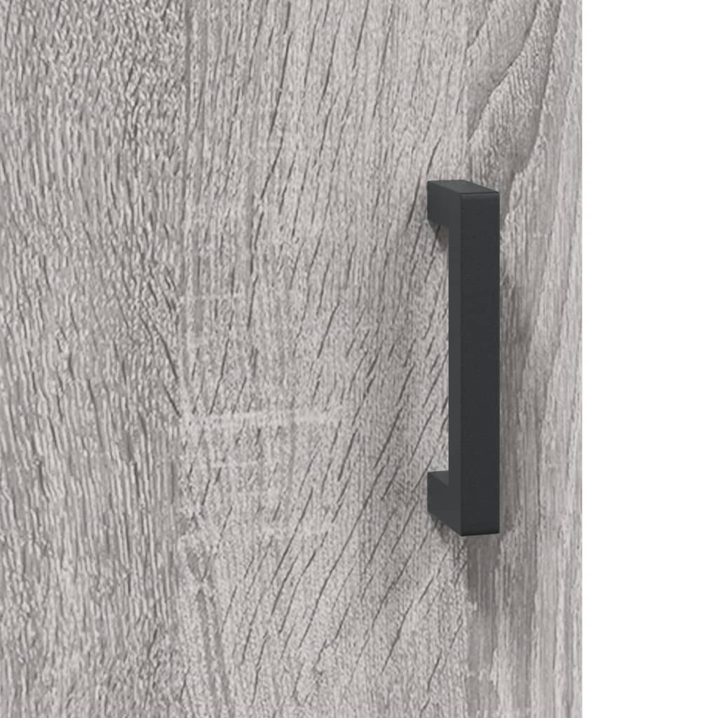 vidaXL Ντουλάπι Τοίχου Γκρι Sonoma 34,5 x 34 x 90 εκ. Επεξεργ. Ξύλο