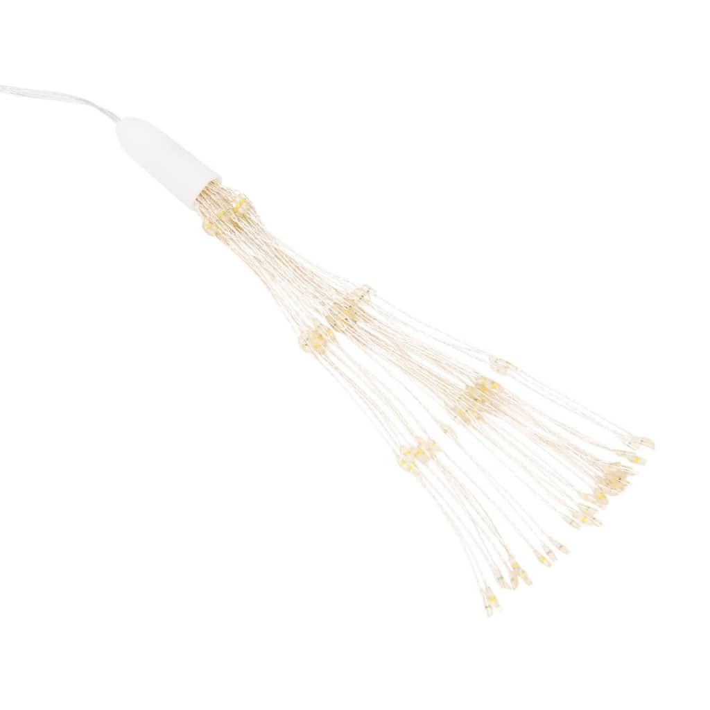 vidaXL Φωτάκια Χριστουγεννιάτικα 2 Τεμ. 140 LED Ψυχρό Λευκό 17 εκ.