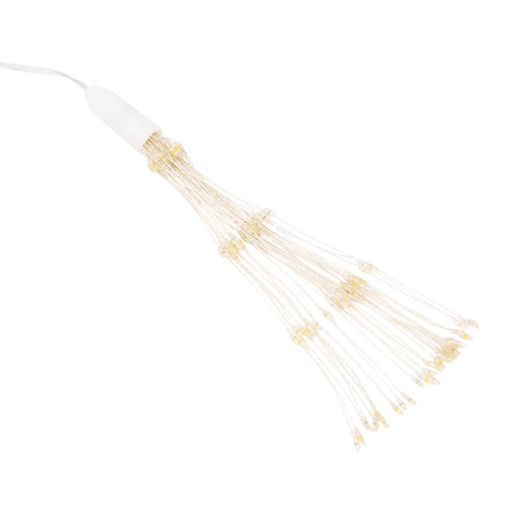 vidaXL Φωτάκια Χριστουγεννιάτικα 2 τεμ. 140 LED Μπλε 17 εκ.