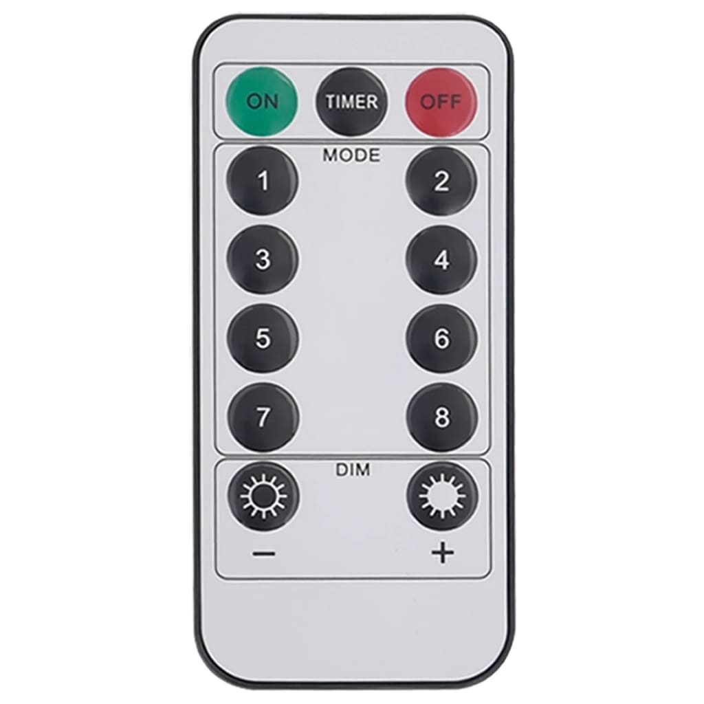 vidaXL Φωτάκια Χριστουγεννιάτικα 8 τεμ. 140 LED Πολύχρωμα 17 εκ.