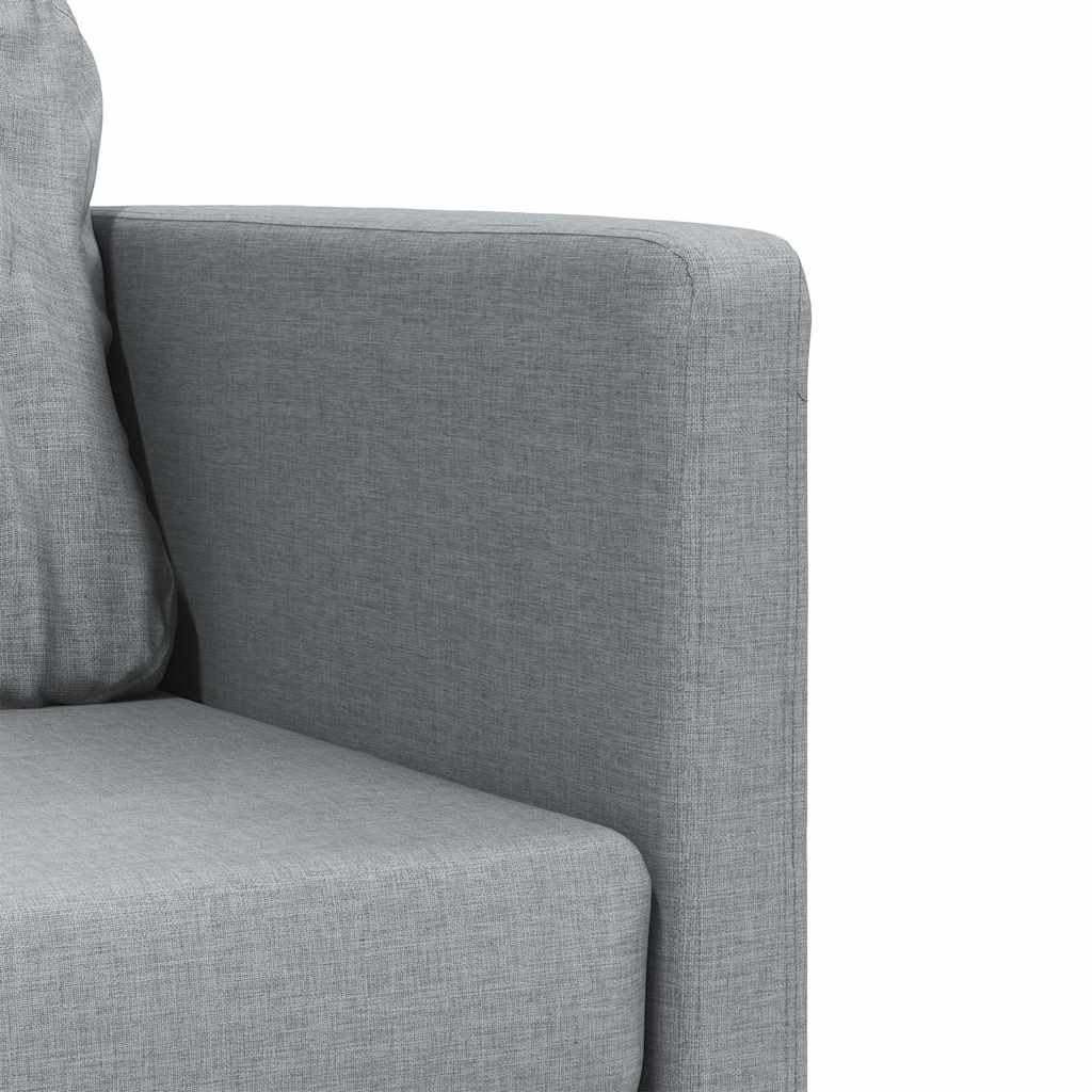 vidaXL Καναπές-Κρεβάτι Δαπέδου 2 σε 1 Αν. Γκρι 112x174x55 εκ. Ύφασμα