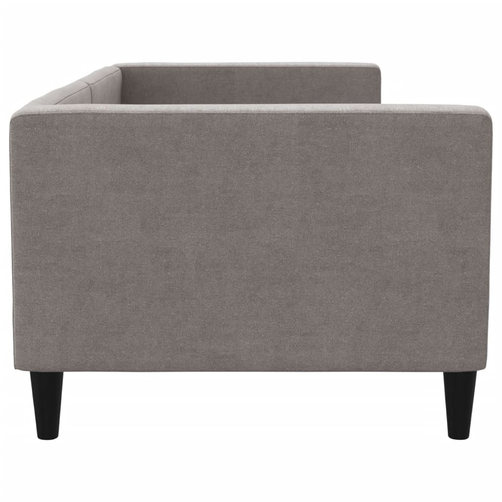 vidaXL Καναπές Κρεβάτι Taupe 80 x 200 εκ. Υφασμάτινος