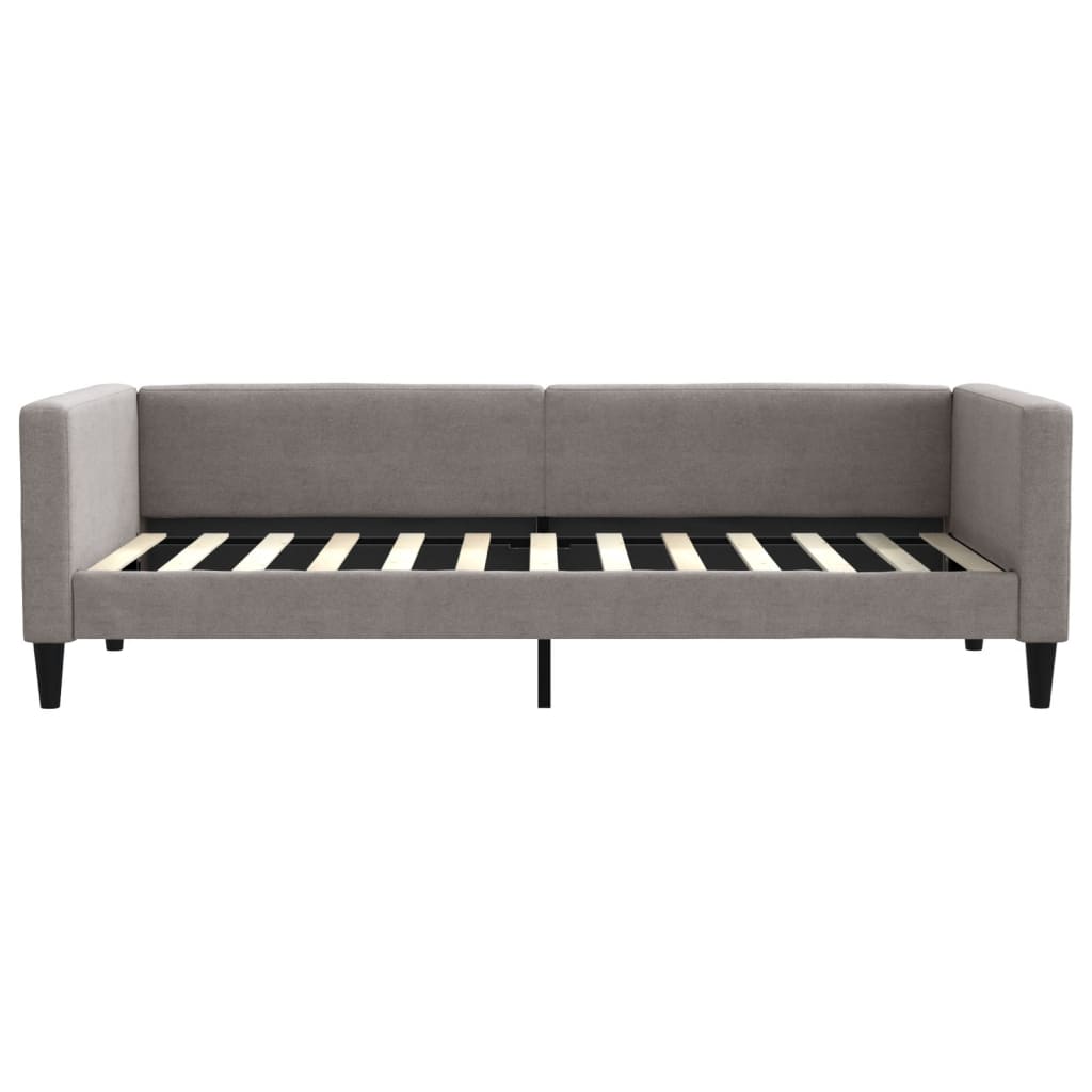 vidaXL Καναπές Κρεβάτι Taupe 90 x 200 εκ. Υφασμάτινος
