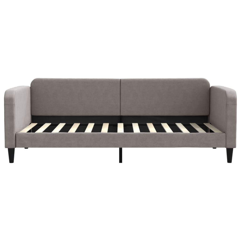 vidaXL Καναπές Κρεβάτι Taupe 90 x 200 εκ. Υφασμάτινος