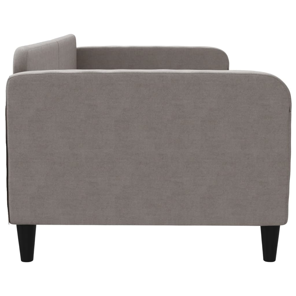 vidaXL Καναπές Κρεβάτι Taupe 90 x 200 εκ. Υφασμάτινος