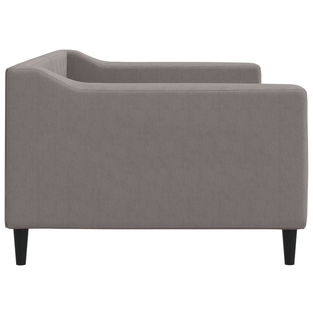 vidaXL Καναπές Κρεβάτι Taupe 90 x 200 εκ. Υφασμάτινος