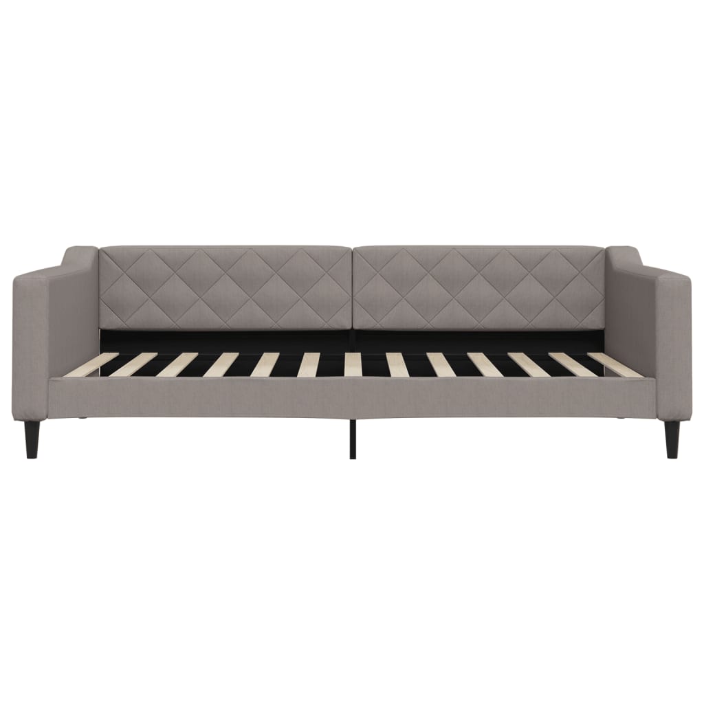 vidaXL Καναπές Κρεβάτι Taupe 100 x 200 εκ. Υφασμάτινος