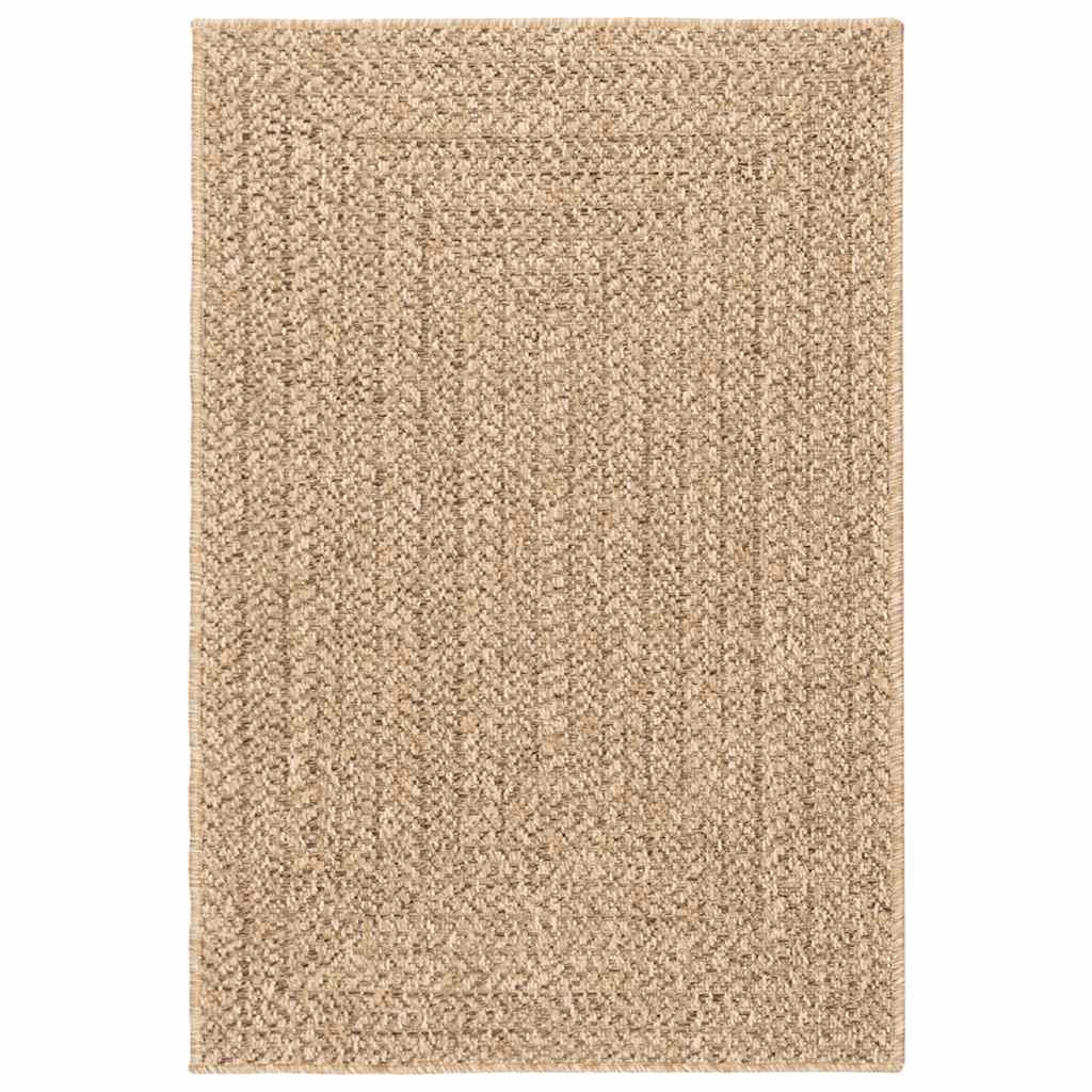 vidaXL Χαλί ZIZUR Όψη Γιούτας Εσωτ. & Εξωτ. Χώρου 140 x 200 εκ.