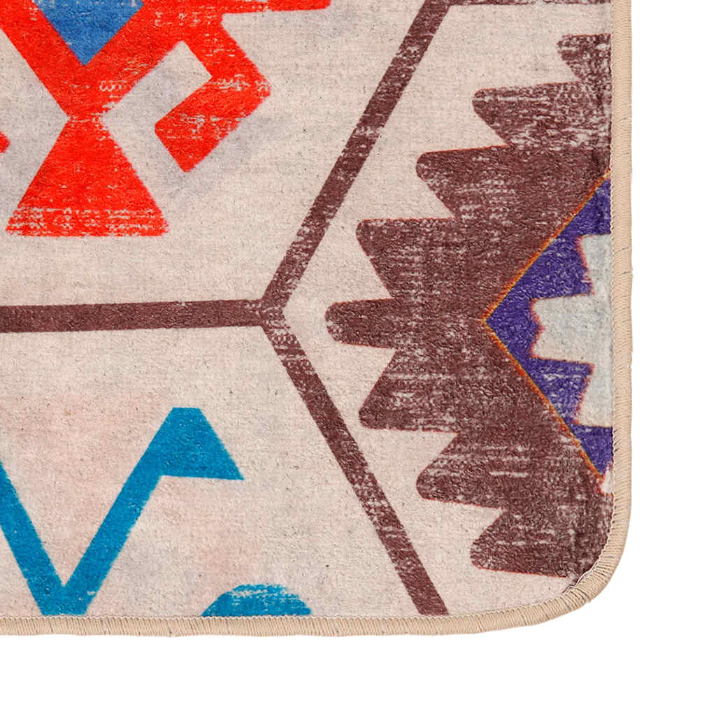 vidaXL Χαλί Πλενόμενο Αντιολισθητικό Πολύχρωμο 80 x 150 εκ.