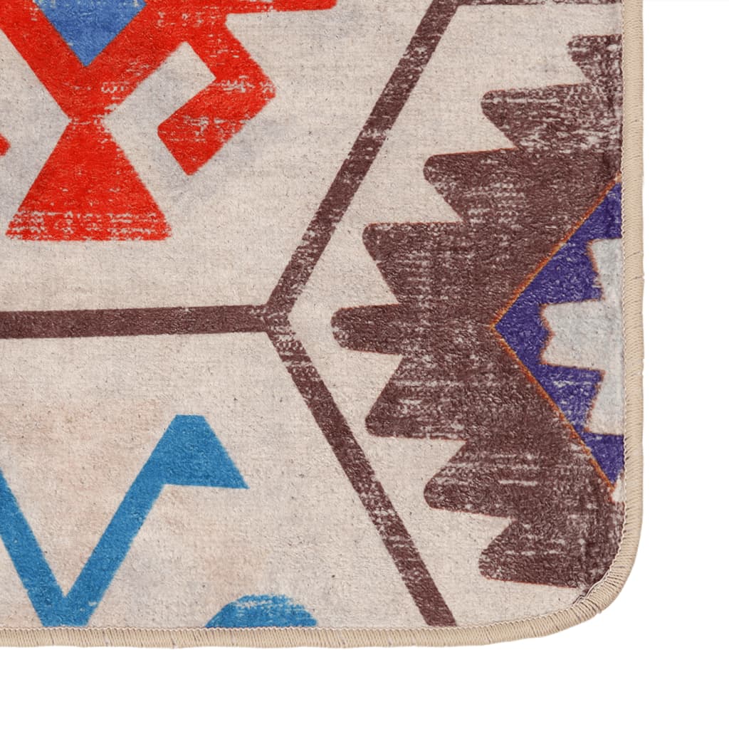 vidaXL Χαλί Πλενόμενο Αντιολισθητικό Πολύχρωμο 160 x 230 εκ.