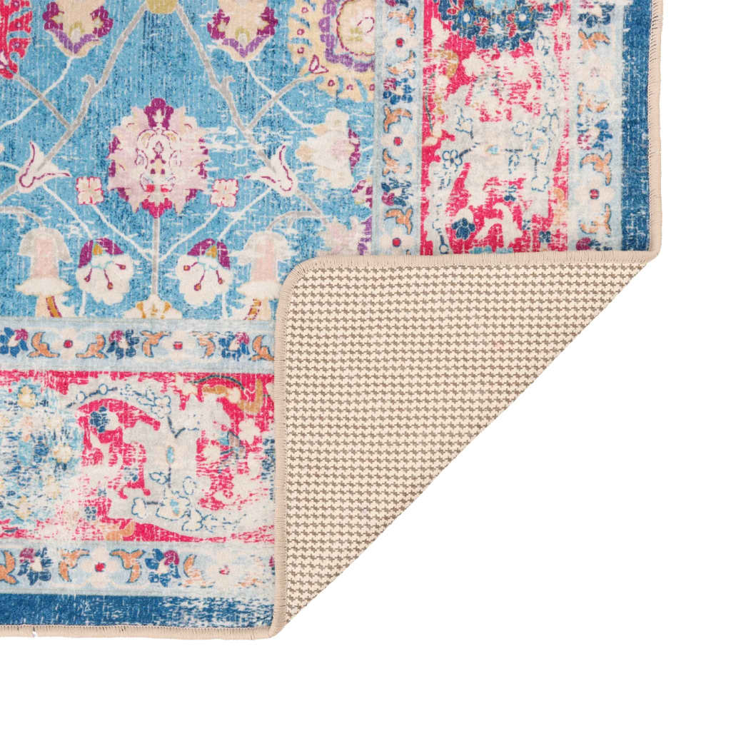 vidaXL Χαλί Πλενόμενο Αντιολισθητικό Πολύχρωμο 120 x 180 εκ.