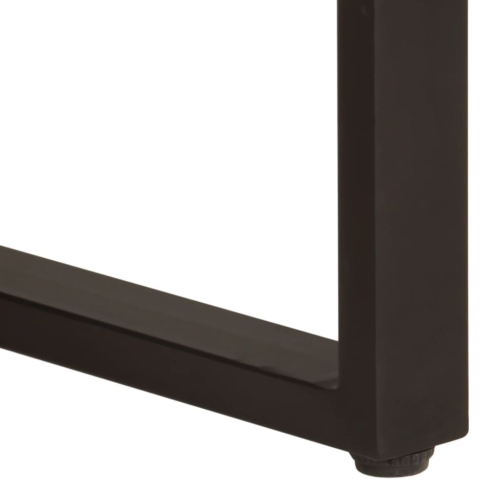 vidaXL Τραπεζάκι Σαλονιού 100x54x40 εκ. από Μασίφ Ξύλο Μάνγκο & Σίδηρο