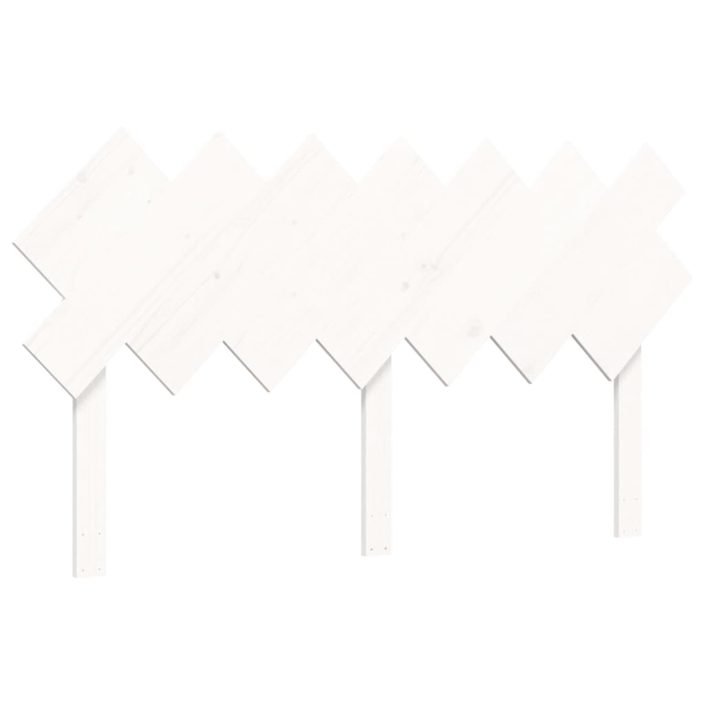 vidaXL Σκελετός Κρεβ. Χωρίς Στρώμα Λευκό 140x200 εκ Μασίφ Πεύκο