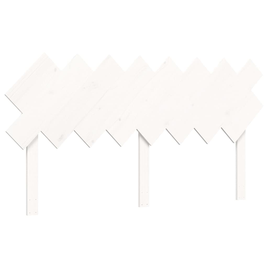 vidaXL Σκελετός Κρεβ. Χωρίς Στρώμα Λευκό 160x200 εκ Μασίφ Πεύκο