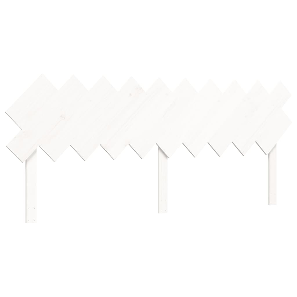 vidaXL Σκελετός Κρεβ. Χωρίς Στρώμα Λευκό 200x200 εκ Μασίφ Πεύκο