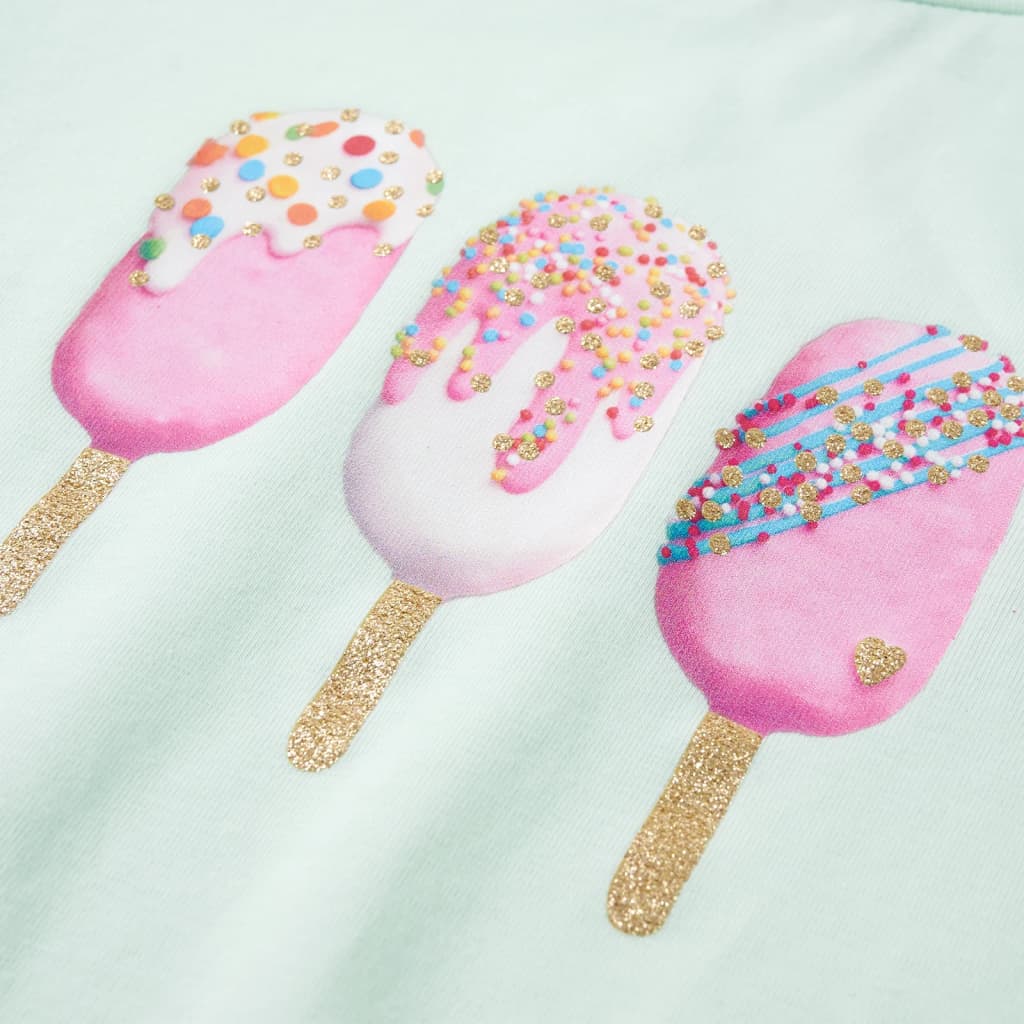 Μπλουζάκι Παιδικό Ανοιχτό Χρώμα Μέντας 140