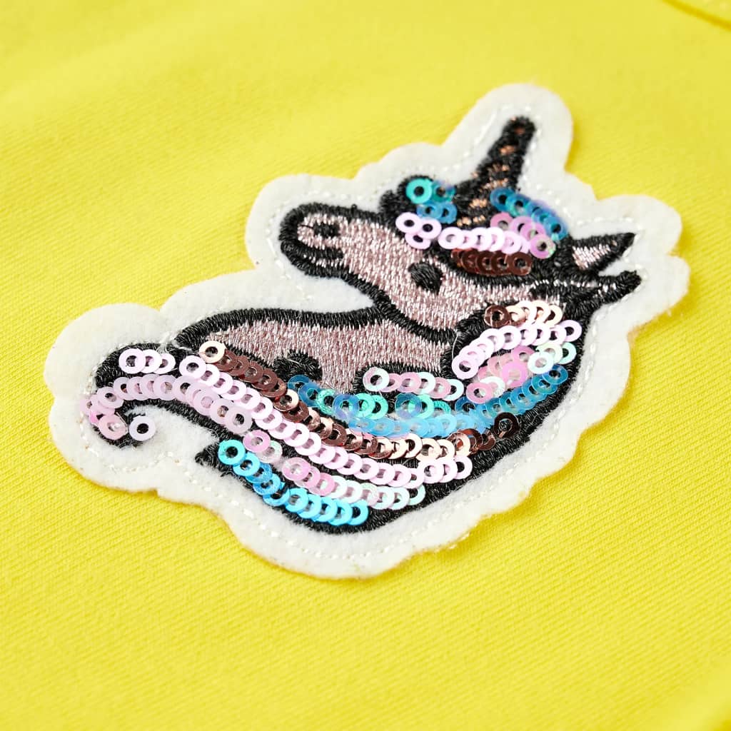 Μπλουζάκι Παιδικό Έντονο Κίτρινο 104