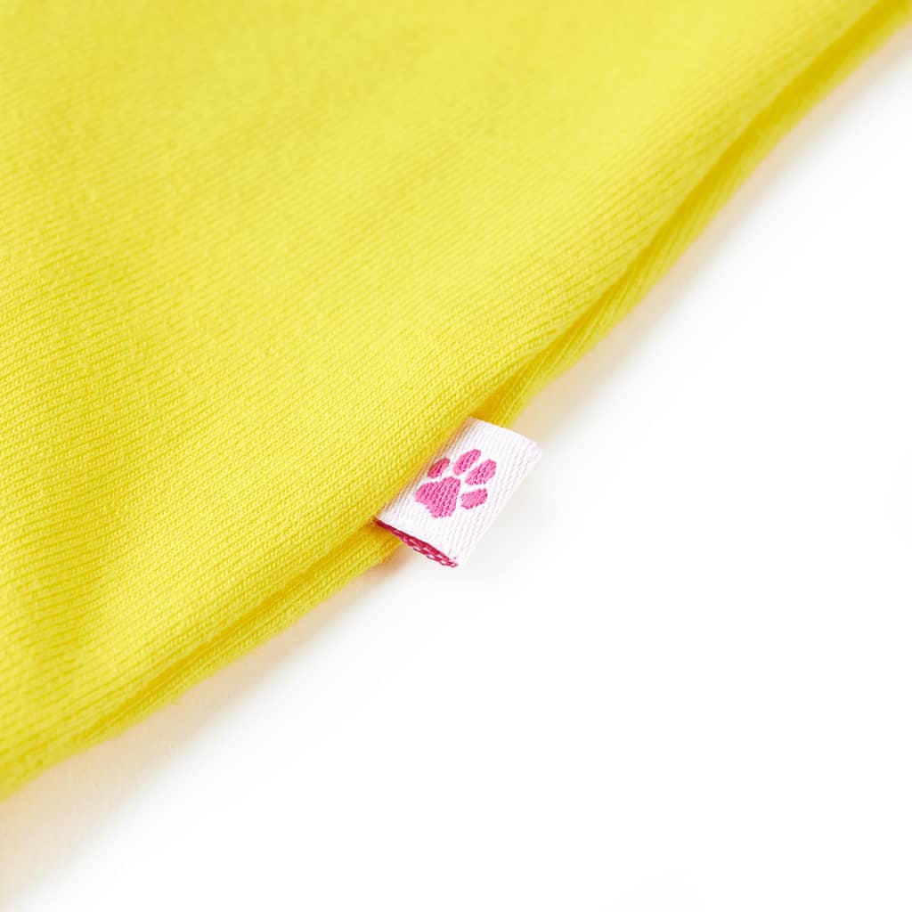 Μπλουζάκι Παιδικό Έντονο Κίτρινο 104