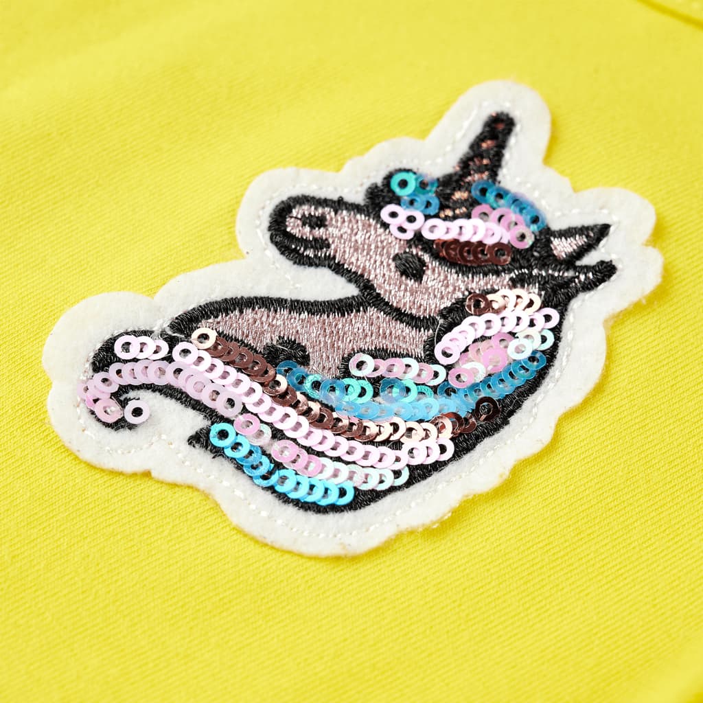 Μπλουζάκι Παιδικό Έντονο Κίτρινο 116