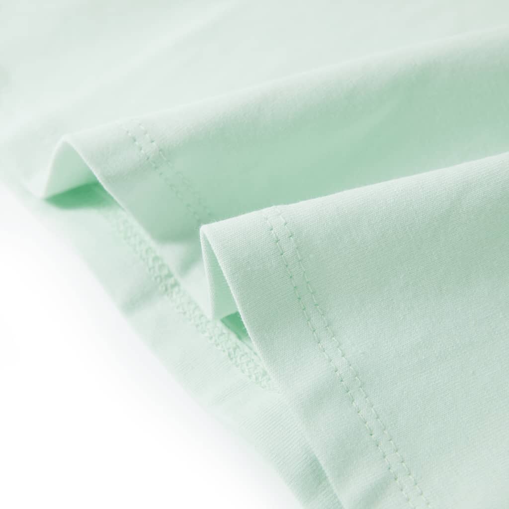 Μπλουζάκι Παιδικό Ανοιχτό Χρώμα Μέντας 116