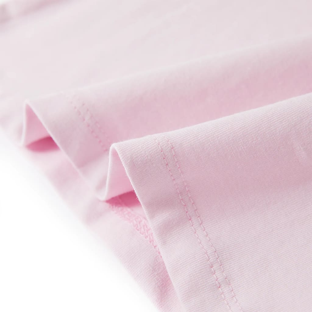 Μπλουζάκι Παιδικό με Πολύ Κοντά Μανίκια Απαλό Ροζ 92