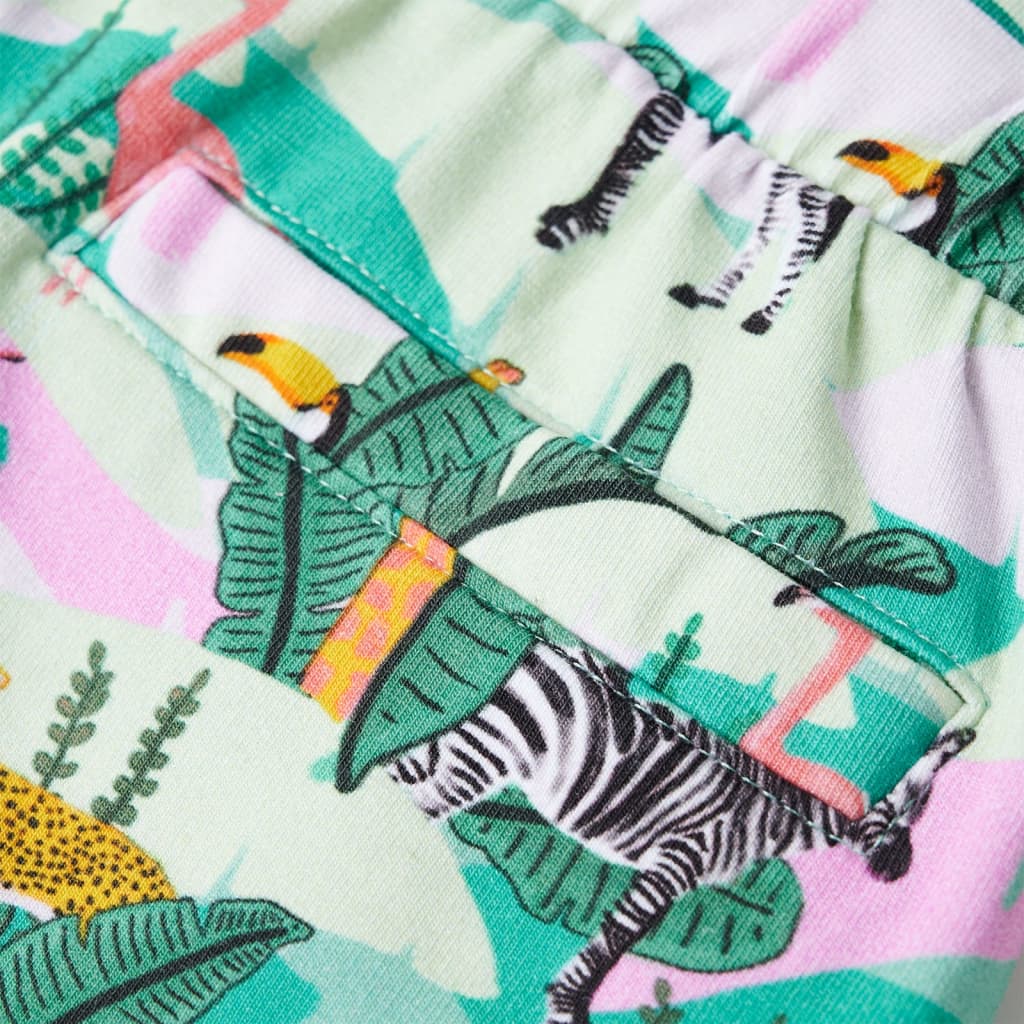 Σορτσάκι Παιδικό με Κορδόνια Ανοιχτό Χρώμα Μέντας 92