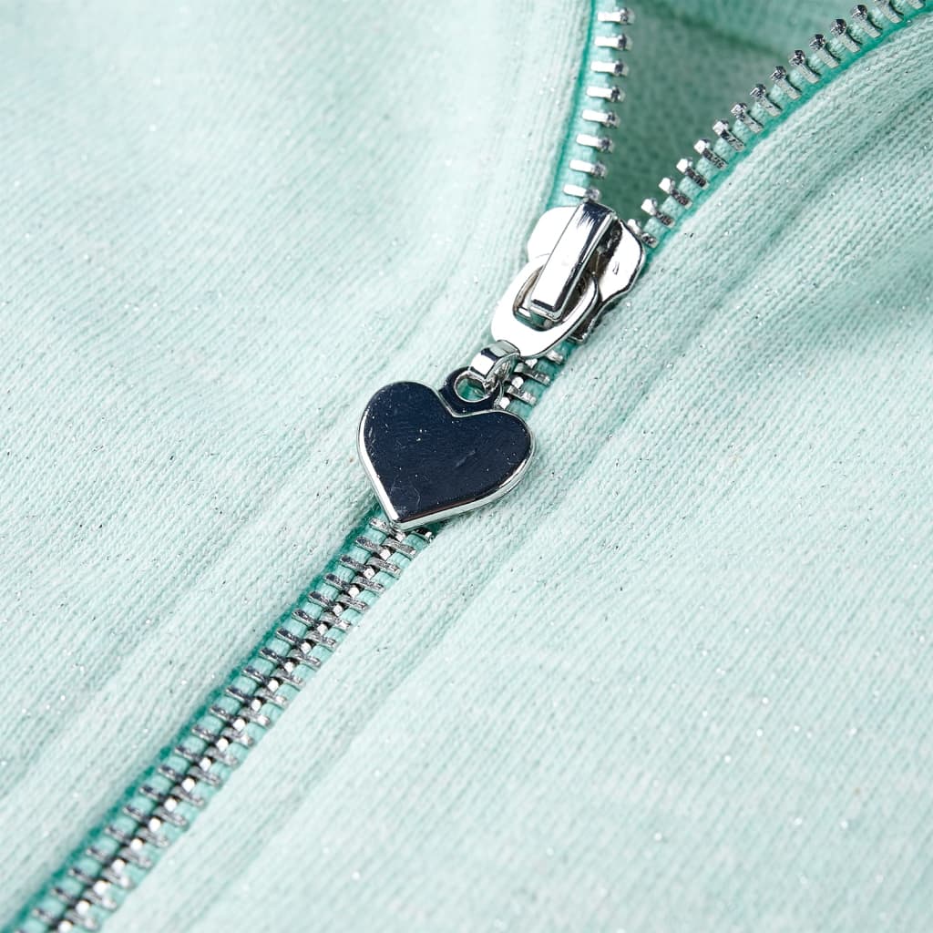 Ζακέτα Φούτερ Παιδική με Κουκούλα/Φερμουάρ Μικτή Μέντα 104