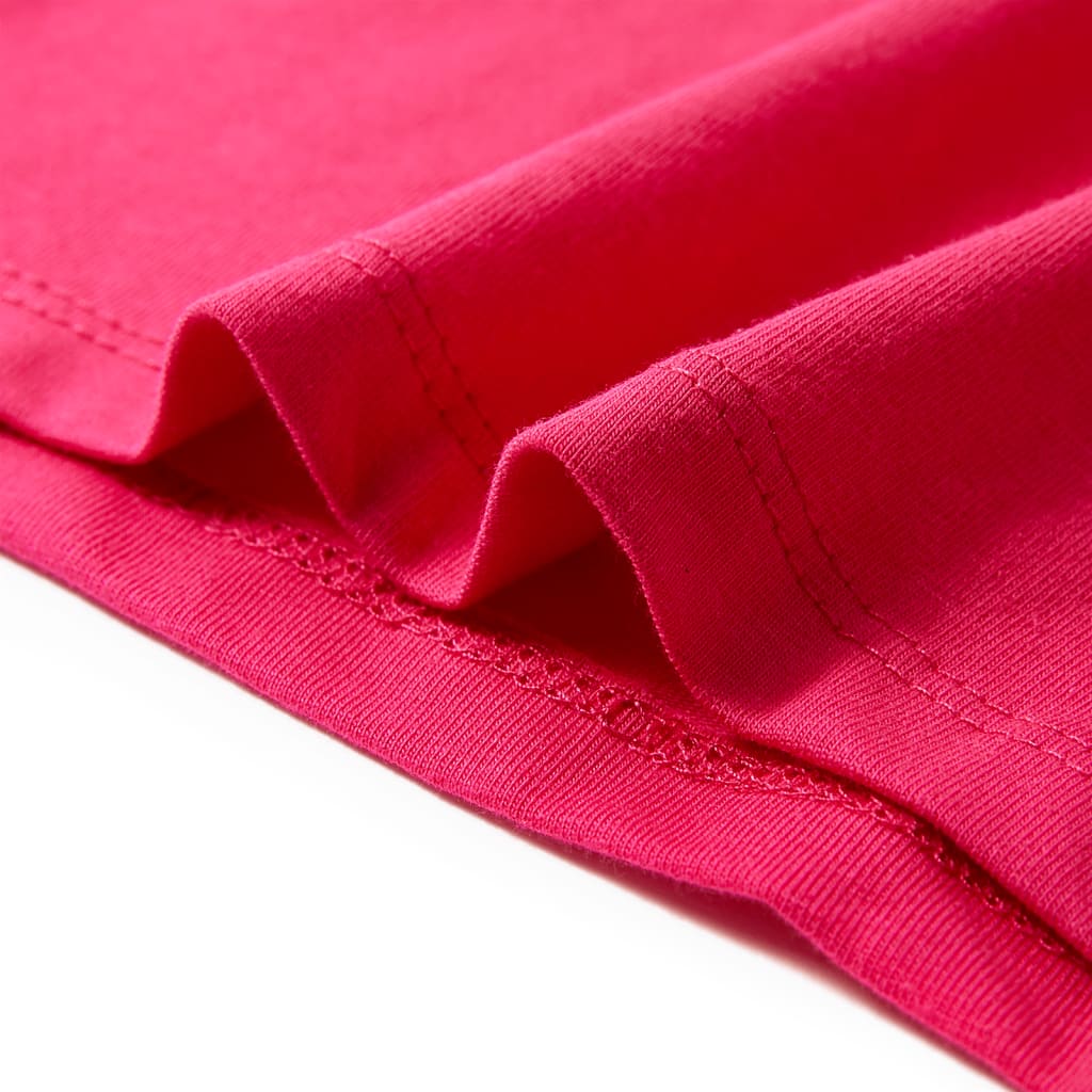 Μπλουζάκι Παιδικό Έντονο Ροζ 128