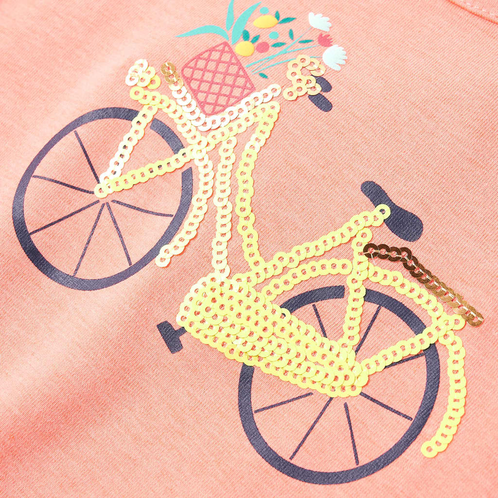 Μπλουζάκι Παιδικό Νέον Κοραλί 128