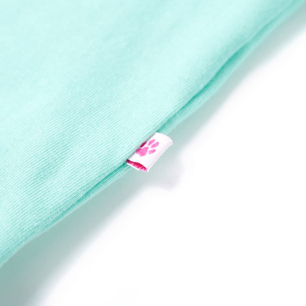 Μπλουζάκι Παιδικό Ανοιχτό Χρώμα Μέντας 104