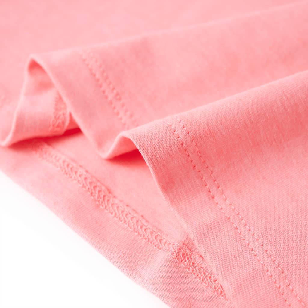 Μπλουζάκι Παιδικό Έντονο Ροζ 128