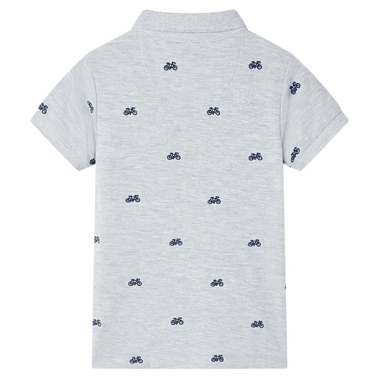 Μπλουζάκι Παιδικό Πόλο Γκρι Μελανζέ 140