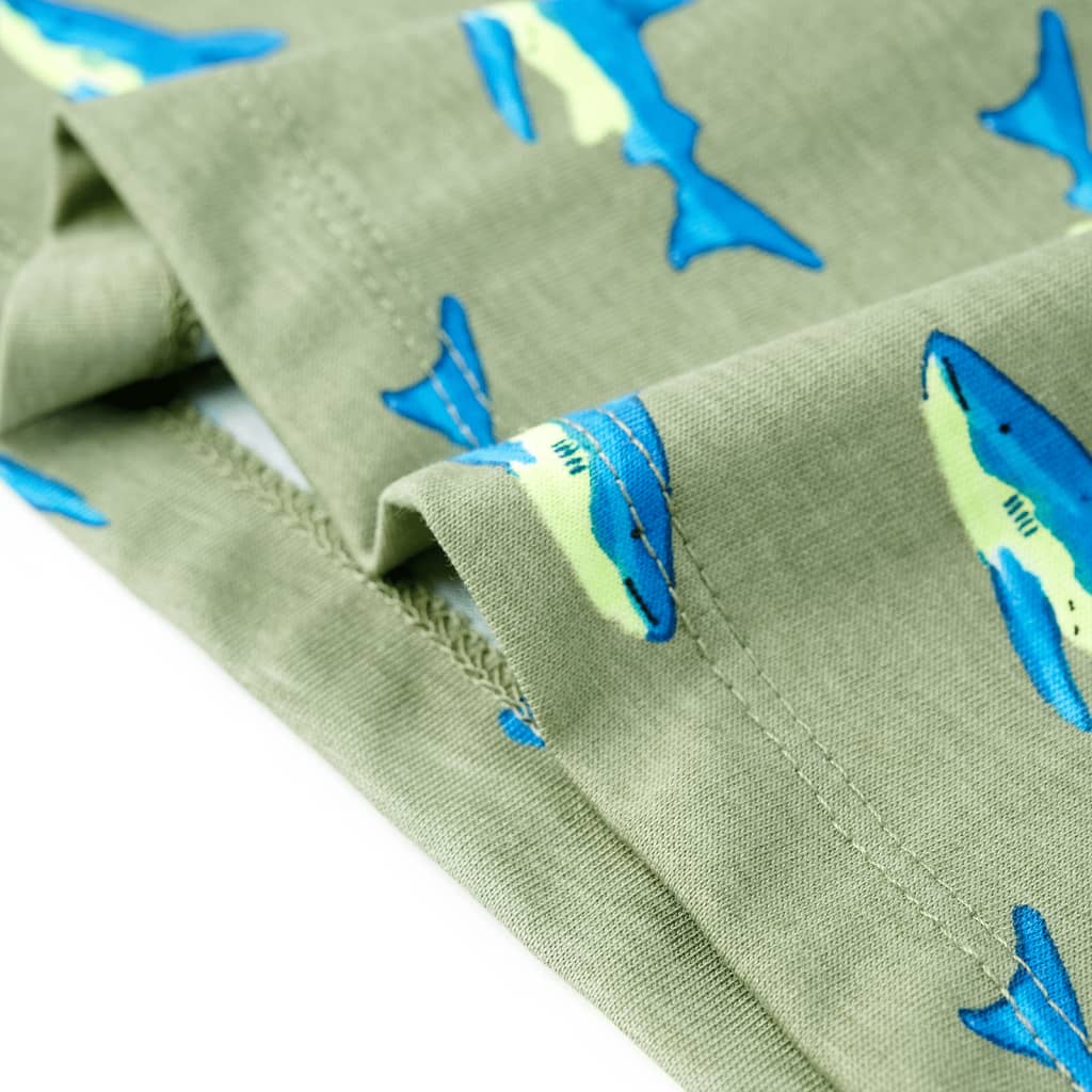 Μπλουζάκι Παιδικό Ανοιχτό Χακί 128